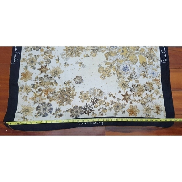 Pierre Cardin Vintage Scarf Size 34x34 in 100% ipek silk - Picture 6 of 7